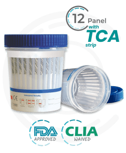 12 Rapid Drug Test cup with TCA
