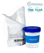 Package of DrugTestCup Blank FDA CLIA