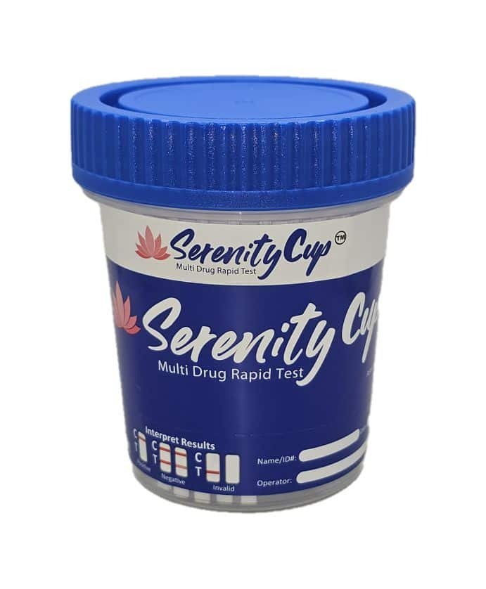 14 panel urine drug test cup with EtG fentanyl and PCP