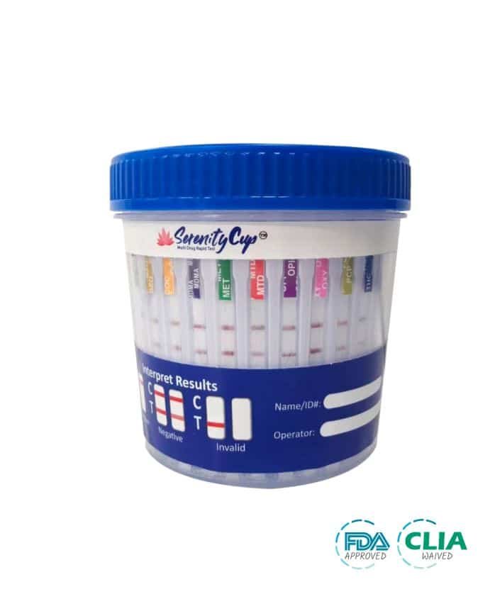 12 panel drug test cup 12 Panel Drug Test Cup – 90ml CLIA-Waived Test - Image 1