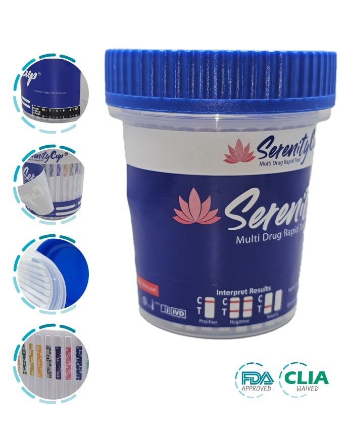 CLIA Waived 14 Panel Drug Test Cup