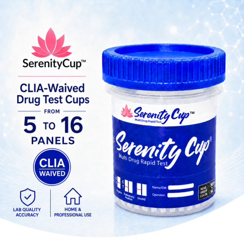 CLIA Waived Drug Test Cups