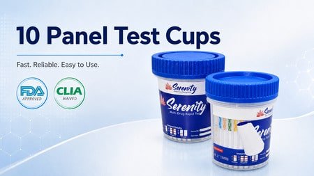 10 panel test cups
