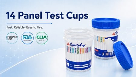 14 panel test cups