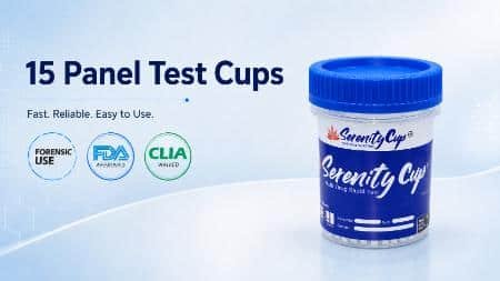 15 panel test cups