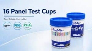 16 panel test cups