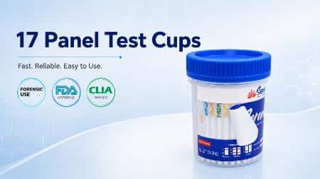 17 panel test cups