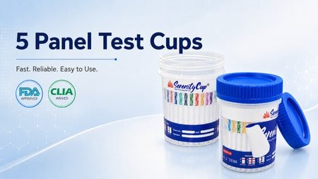 5 panel test cups
