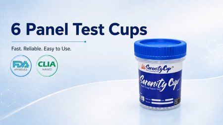 6 panel test cups