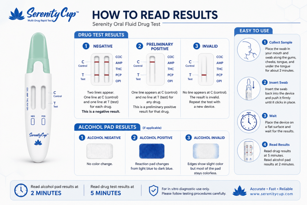 How to read Oral swab