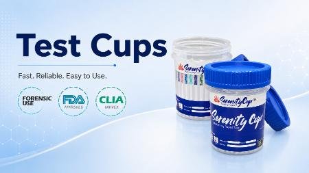 Drug test cups