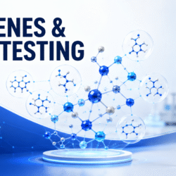 what are nitazenes, Nitazenes and drug testing illustration with an NTZ urine test strip and emerging synthetic opioid molecules