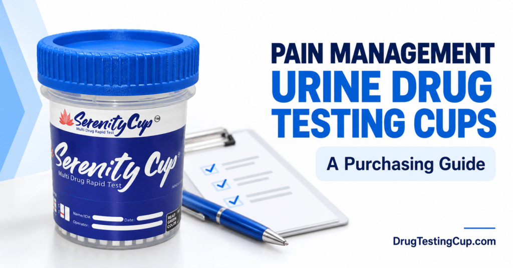 Pain Management Urine Drug Testing Cups: A Purchasing Guide