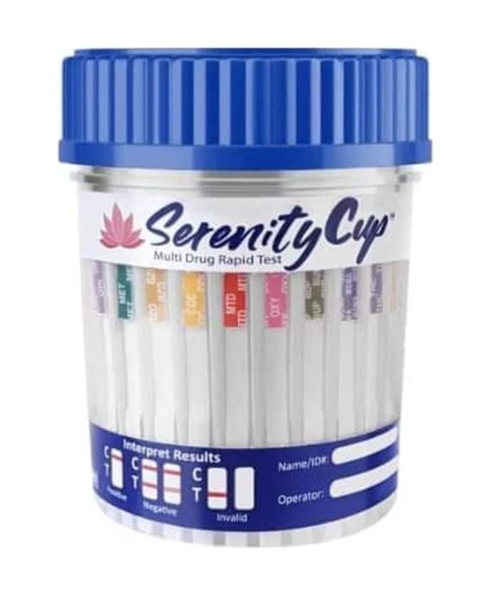 5 panel click cup with PCP and adulterant checks