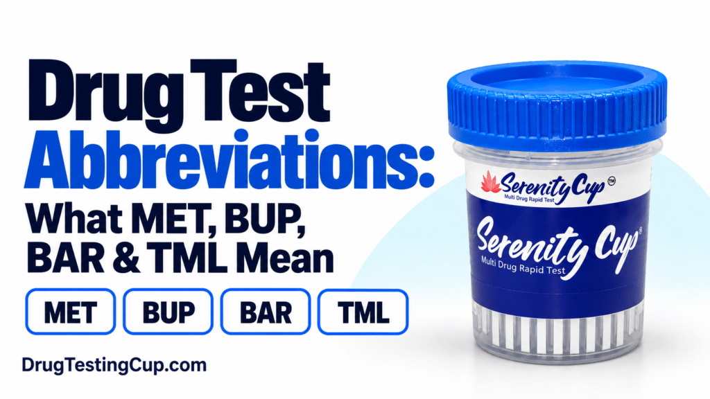 drug test abbreviations