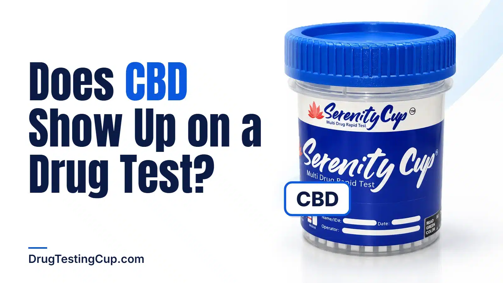 does cbd show up on drug test